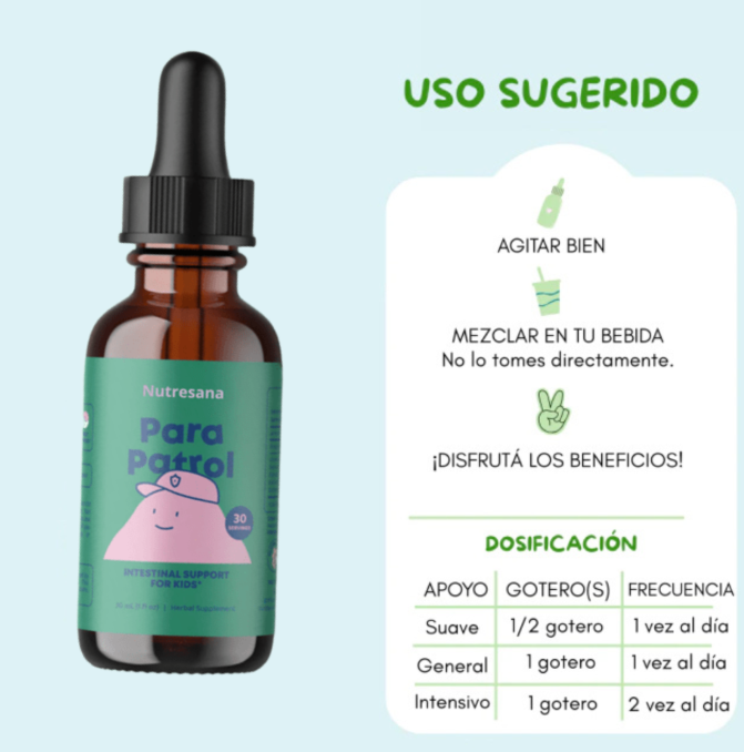 NUTRE SANA GOTAS ANTI PARASITARIAS + ENVIO GRATIS