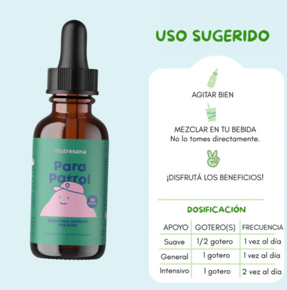 NUTRE SANA GOTAS ANTI PARASITARIAS + ENVIO GRATIS